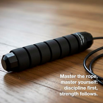 Jump Rope – Adjustable Speed Rope with Ball Bearings & Ergonomic Foam Handles | Includes 2 Towels & Carry Bag | Boxing CrossFit MMA Cardio & Home Workout - color: Green