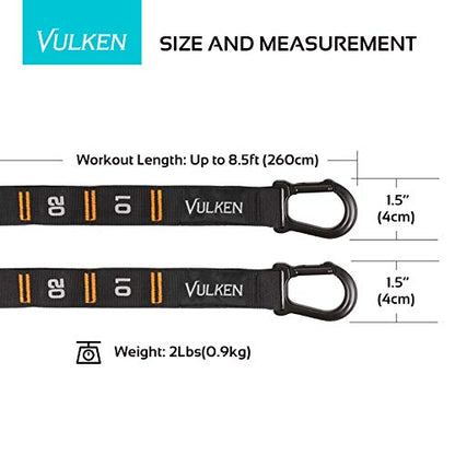 Adjustable Numbered Straps for Gymnastic Rings Carabiners Quick Hook System Easy to Set Up One Pair Strap Only