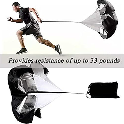Agility Ladder Speed Agility Training Set, Include 3m Adjustable Agility Ladder/1 Resistance Parachute, for Sprint Running Football Training