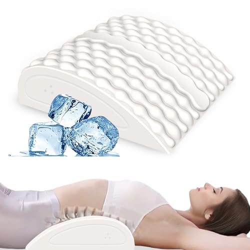 Hot & Cold Therapy FSA Pillow for Sciatica Pain Relief, Ice Massage & Heating Stretching - Lumbar Support Pillow for Back Hip Leg & Knee, Gentle & Even, Long-Lasting & Deep Penetrating
