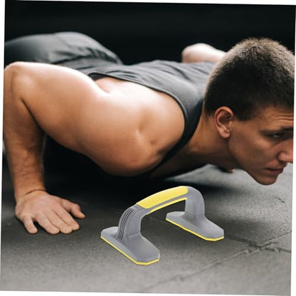 Push up Rack Workout Board Handles Rotating Push-up Handles One Wheel Ab Push up Bars Push up - color: Yellow