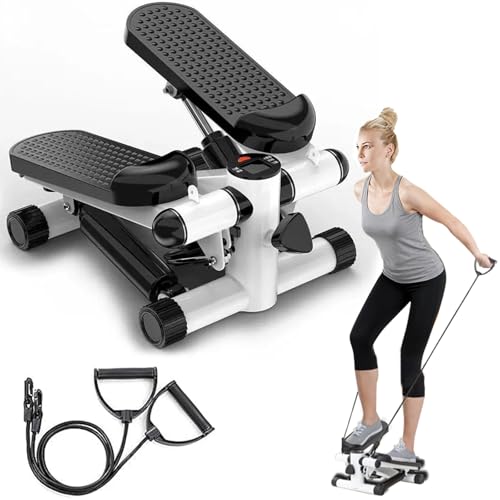 Steppers for Exercise at Home, Mini Stepper with Resistance Bands for Full Body Workout, Portable Stair Stepper for Home, Smooth and Quiet, Stepper Machine with LCD Monitor - size: Classic Stepper
