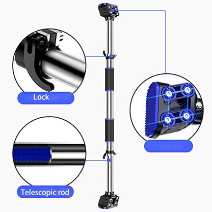 Door Way Pull Up Bar, Door Exercise Bar No Screw Installation, Doorway Pull up Bar,Workout Bar with 28.34"-37"Adjustable Width Fitness Equipment
