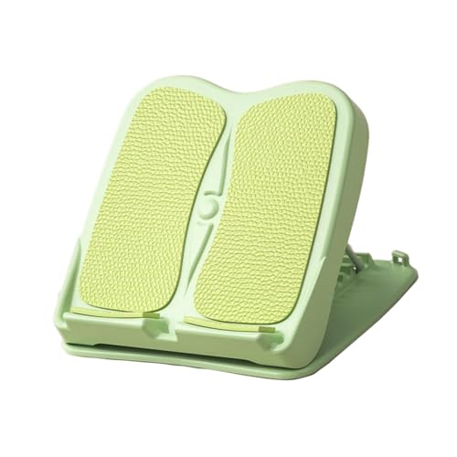 Colaxi Slant Board for Calf Stretching 11 Levels Adjustable Foldable Leg Stretching Slant Board Calf Stretcher for Hamstring Squats, Green - color: green
