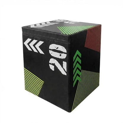 Garvee Steel Plyo Box for Exercise, Plyometric Jumping Box Metal Exercise Step Up Box with Anti-Slip Surface for Home Gym Training,Single and Set