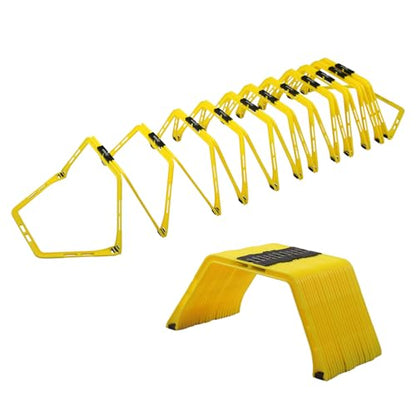 Hex Agility Rings for Speed Training & Agility Footwork Training Speed Hurdles Ladder