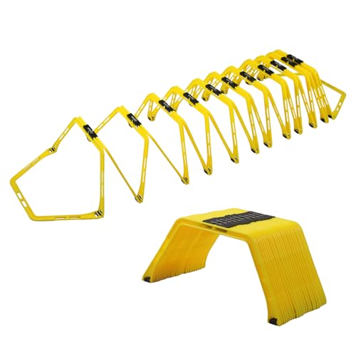 Hex Agility Rings for Speed Training & Agility Footwork Training Speed Hurdles Ladder - size: 12 RING