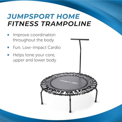 Fitness Trampoline - Indoor Mini Rebounder Trampoline for Adults - Professional's Choice, Safe & Stable