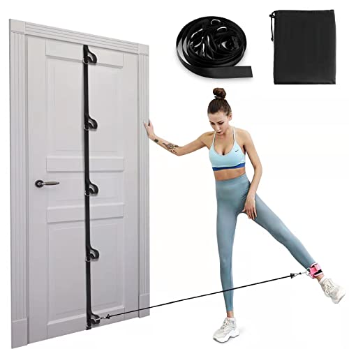Door Anchor Strap for Resistance Bands, Heavy Duty Multi-Point Door Anchor, Portable Home Gym Workout Equipment for Full Body Training, Fits All Doors, for Men Women Physical Therapy & Travel Fitness