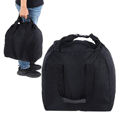 AYNEFY Weightlifting Sandbag Fitness Sand Bag Workout Bag 48cm 900D PU Oxford Cloth Ergonomic Gel Grip for Outdoor Home Travel Exercise