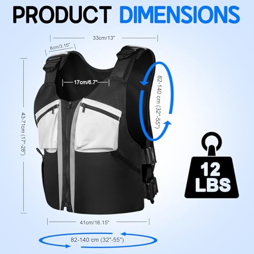 Weighted Vest,Weighted Vest for Women Men adjustable weights for walking,11-20lb Running Vest with Reflective Stripe, Rucking Vest for Strength Training & Cardio Workouts&with Phone Pouch