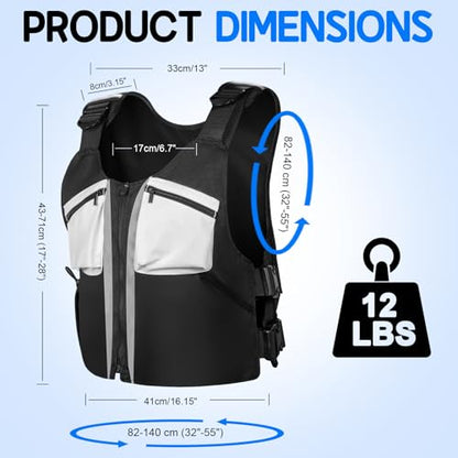Weighted Vest,Weighted Vest for Women Men adjustable weights for walking,11-20lb Running Vest with Reflective Stripe, Rucking Vest for Strength Training & Cardio Workouts&with Phone Pouch