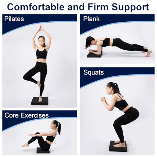 StrongTek Professional Foam Exercise Balance Pad - 15.8" x 13" x 2", High-Density TPE Foam Knee Pad, Non-Slip & Water-Resistant, for Balance Training, Physical Therapy, Yoga, and More