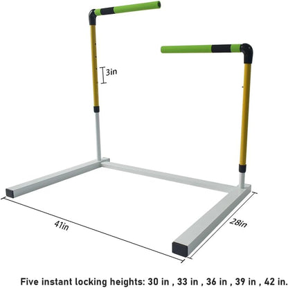 Adjustable Height Training Hurdle Newly Upgraded Injury-Reducing Track & Field Hurdles for Athletes & Adults