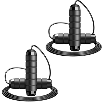 Jump Rope,Tangle-Free Rapid Speed Jump Rope with Ball Bearings for Men,Women and Kids,Adjustable Steel Skipping Rope with Ergonomic Foam Handles,A Ideal Equipment and Accessories for Workout,Fitness,Exercise,Home Gym,Slim Body