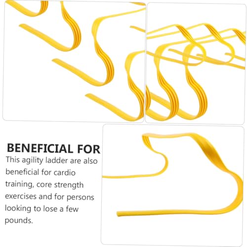 UKCOCO 4Pcs Agility Hurdles for Outdoor Training Durable Pe Speed Training Equipment for Adults Jumping Flexibility and Coordination for Soccer Fitness Workouts