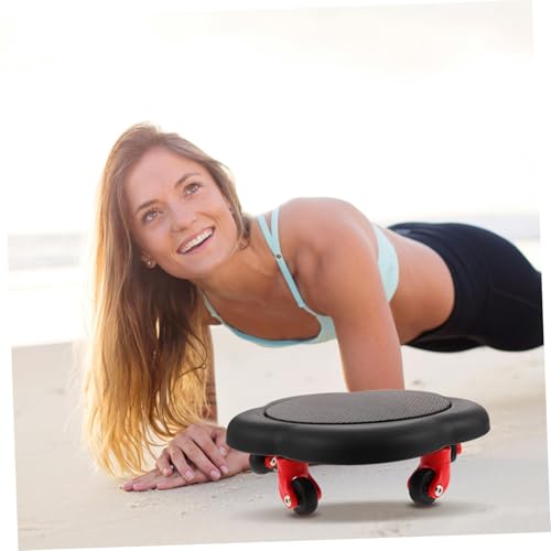 Abaodam Dual-sided Ab Wheel Roller Core Sliders Flower Discs Abdominal Exercise Equipment for Home Workout