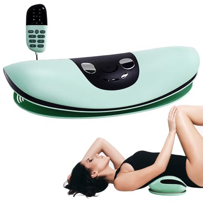 Lumbar Traction Device, Multifunctional Lower Back Traction Massager with 3-Level Vibration, Adjustable Heated Back Stretcher Relaxer with 26° Dynamic Airbag Traction Lifting, for Neck, Lumbar