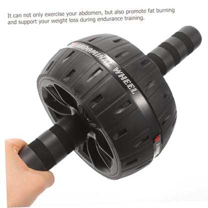 BESPORTBLE Fitness Equipment Ab Roller Wheel with Wide Stable Wheel and Ergonomic Handles for Multi-angle Core Exercise Material Suitable for Men Women Beginners and Experts at Home Gym