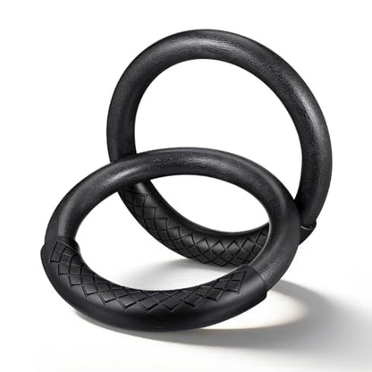 BESPORTBLE Gymnastics Rings for Home Gym Workout, 1 Pair Heavy Duty ABS Gym Rings for Calisthenics Equipment, Professional Fitness for Pull Up Bar Strength Training, Gift for Men Women Fitness
