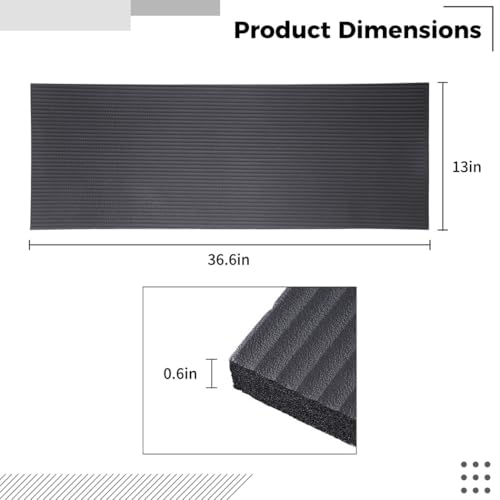 Non-Slip Step Platform Mat with Knee Cushion Pad, Ideal for Yoga, Pilates, and Floor Workouts