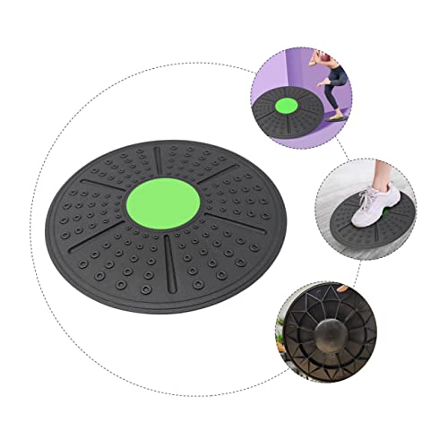 Mikikit Balance Training Board with Raised Massage Points Non Slip PP Material Fitness Tool for Core Strength Stability Coordination Improvement Durable Balance Exercise Pedal for Home and