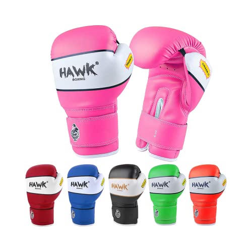 Kids Boxing Gloves for Kids Children Youth Punching Bag Kickboxing Muay Thai Mitts MMA Training Sparring Gloves - color: Pink, size: 4 oz