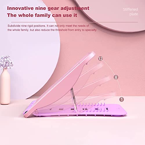 Adjustable 12Levels Portable Ankle and Foot Incline Board Stretch Board Calf Stretcher Plantar Foot Spine Massage Balancing Fitness Pedal