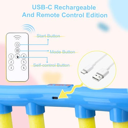 OCES Reflex Stick Game, Reflex Sticks Reaction Training Hand Speed Challenge Game, Upgrade Hand Eye Coordination Training Catching Toy Remote Control 3 Adjustable Speed (Standard)