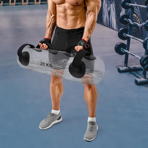 Water Weights Aqua Bag - Dual-Purpose Water Punching Bag, Sandbag Alternative for Strength Training, Portable Stability Fitness Equipment for Gyms, Homes, Sports Halls (44lbs)