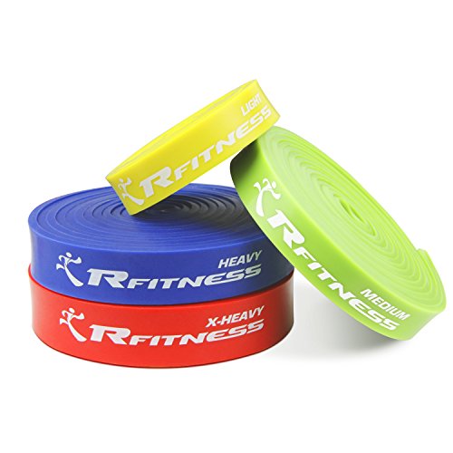 Furinno RFitness Professional 41-Inch Long Loop Stretch Latex Exercise Band, Light (Yellow)