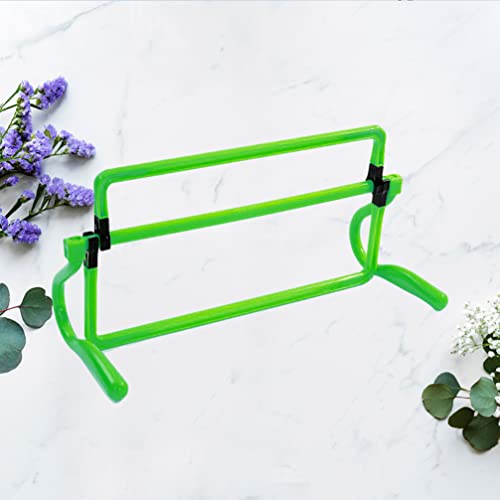 BESPORTBLE Removable Training Hurdles, Agility Ladder Speed Training Equipment, Soccer Training Agility Hurdles(Yellow) - color: Green