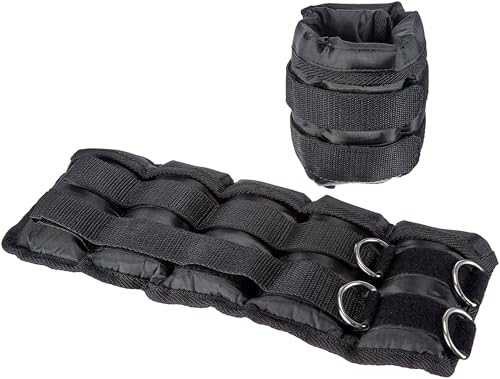 Amazon Basics Adjustable Ankle Weights - style: 10 Pound Set (5 Pounds Each)