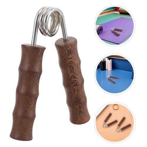 SUPVOX 4pcs Wooden Hand Grip Strengthener Kit Palm Hand Massager and Wrist Trainer for Finger and Forearm Exercise for Strengthening at Home Or Gym