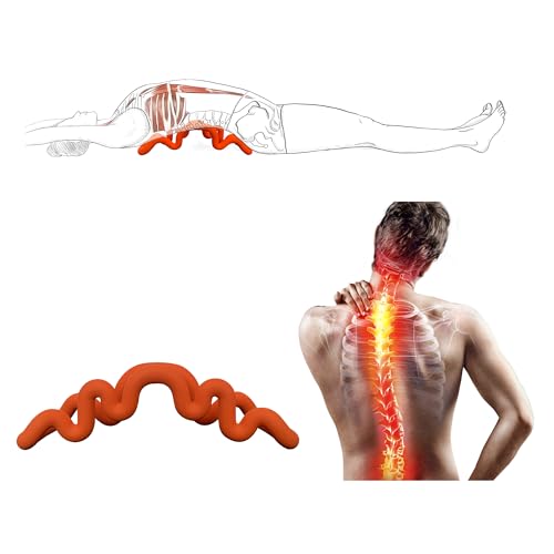 Back Deep Tissue Massager, Back Stretcher, Relieve Low Back Pain, Middle Back Pain and Sciatica, Athletes Muscle Recovery Tool