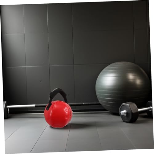 Water Weights Sandbag Kettlebell Workout Bag 30x30cm Red Portable Strength Training Equipment for Home Gym and Outdoor Fitness
