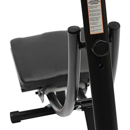 Ab Machine, Black Ab Workout Equipment Home Gym, Ab Machine for Stomach Workout, Foldable Ab Trainer Equipment Ab Trainer Fitness Equipment Load Capacity 150kg