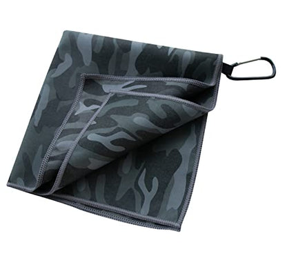 Unisex Sweat Absorbing Microfiber Handkerchiefs Quick Dry Sport Gym Towels 5 Pack - color: W03-xl 5pcs Camo