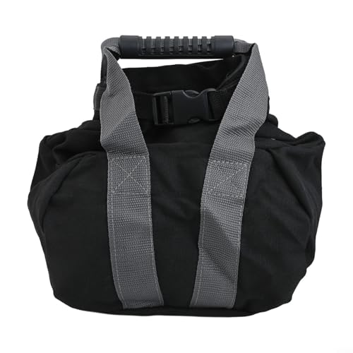 Adjustable Canvas Kettlebell Sandbag with Ergonomic Handle,for Fitness Strength Training Yoga Home Gym Workouts Supports 0-35 lb