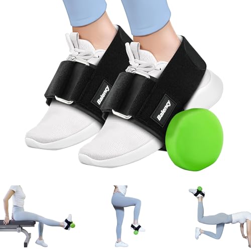 Dumbbell Foot Attachment for Leg Workout, Dumbbell Attachment Straps, Tibialis Trainer, Ankle Straps for Dumbbells, Dumbbell Foot Strap for Weight Lifting,Shin Splint,Hamstring Curls,Leg extensions - style: Style A