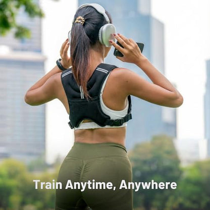 MIKOLO Weighted Vest, 8lb/12lb/16lb Weight Vest for Women & Men, Weight Vest with Reflective Stripe for Walking, Running, Strength Training & Workout(8lb) - size: 8lb