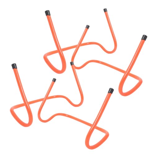 4pcs Sports Agility Hurdles Plastic Training Equipment for Speed and Coordination Drills for Boys and Girls and Athletes Height for Soccer Practice and Fitness Training