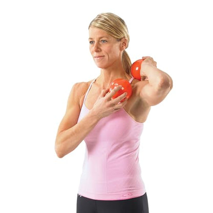 OPTP Franklin Method Smooth Ball Set - Adjustable Firmness Massage Roller Ball Set for Back and Neck Massage - Gentle Deep Muscle Relief for Sensitive Soft Tissue