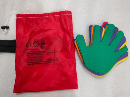 GSi Spot Markers – Non-Slip Non-Toxic Poly Spots – Floor Markers for PE, Sports & Classroom Activities - size: 3.⁠ ⁠Hand