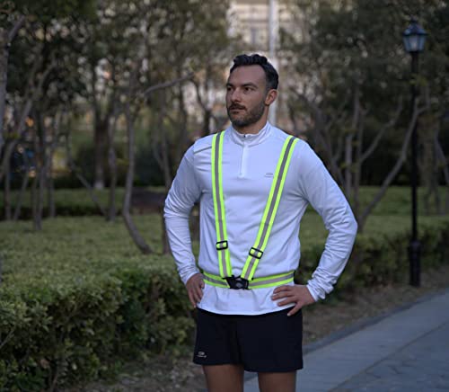 High Visibility Safety Vest,10 Packs,Lightweight,Adjustable & Elastic Vest,Hi Vis Reflective Strips, Fit for Men & Women, Construction,Cycling, Runnning, Surveyor, (Yellow) - color: Yellow-10packs