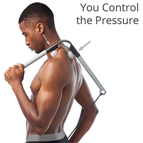 Body Back AccuMassage FSA Eligible - Dual Pressure Point Massage Tool & Massage Hammer - 2 in 1 Design - Shiatsu Neck Massager Tool, Golf Ball Percussion Massager for Deep Tissue Pain Relief - style: AccuMassage - 1-pack