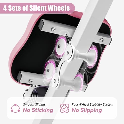 Multifunctional Ab Machine, Crunch & Sit-Up Core Trainer, Adjustable Ab Trainer with Knee & Back Support, Foldable, Full Body Workout Equipment for Home Gym