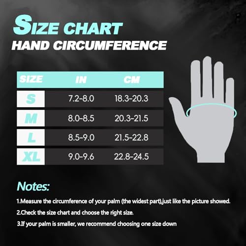 Seektop Breathable Workout Gloves for Women & Men, Thick Padded Weight Lifting Gloves, Full Palm Protection, Excellent Grip for Gym Fitness and Training, Exercise, Cycling