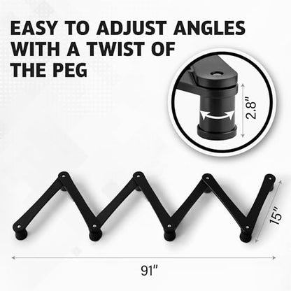 ACE HOCKEY The Snake Stickhandling Trainer – Adjustable Hockey Training Aid for Puck Control, Quick Hands, Reaction Time & Coordination – Snake 5, Snake 7 & Elevated Styles - style: Snake 7