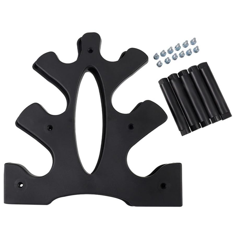Neoprene Dumbbell Rack Hand Weights Bracket Display Storage Stand Organizer Lightweight Plastic Assemble 6 Position Holder for Hand Weight Dumbbells 1LB-15LBS Gym Fitness